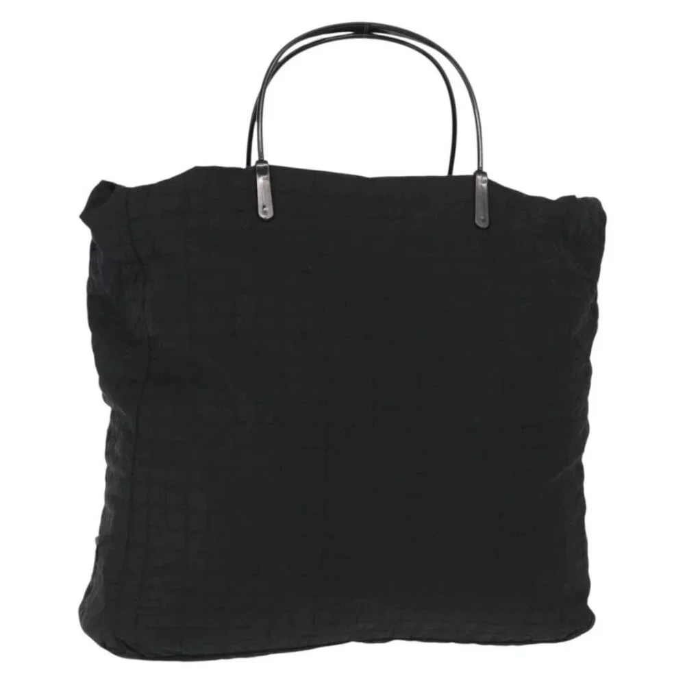 PRADA Hand Bag Nylon Black Silver Auth ka079 - Picture 1 of 16